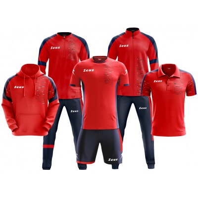 Спортен комплект Box Glitch Red/ Blue, ZEUS