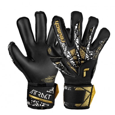 Вратарски ръкавици Attrakt Gold X Evolution Cut Finger Support, REUSCH