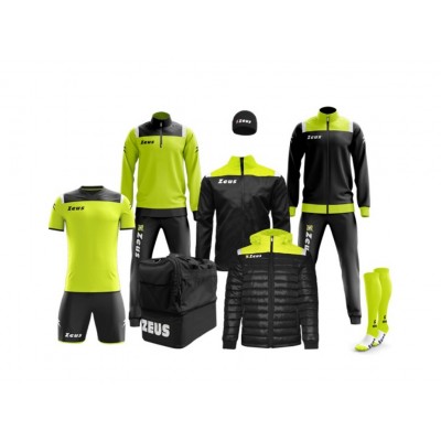 Спортен комплект Box Vesuvio Black/ Yellow Fluo, ZEUS