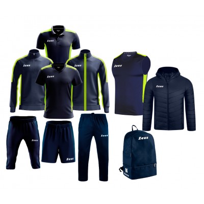 Спортен комплект Box Start Blue/ Yellow Fluo, ZEUS
