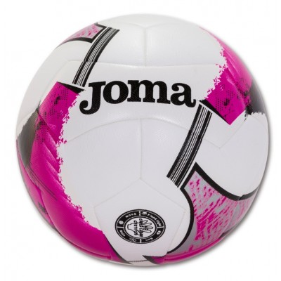 Футболна топка URANUS HYBRID SOCCER BALL WHITE-PINK, Размер 4, JOMA - 12 бр. в комплект